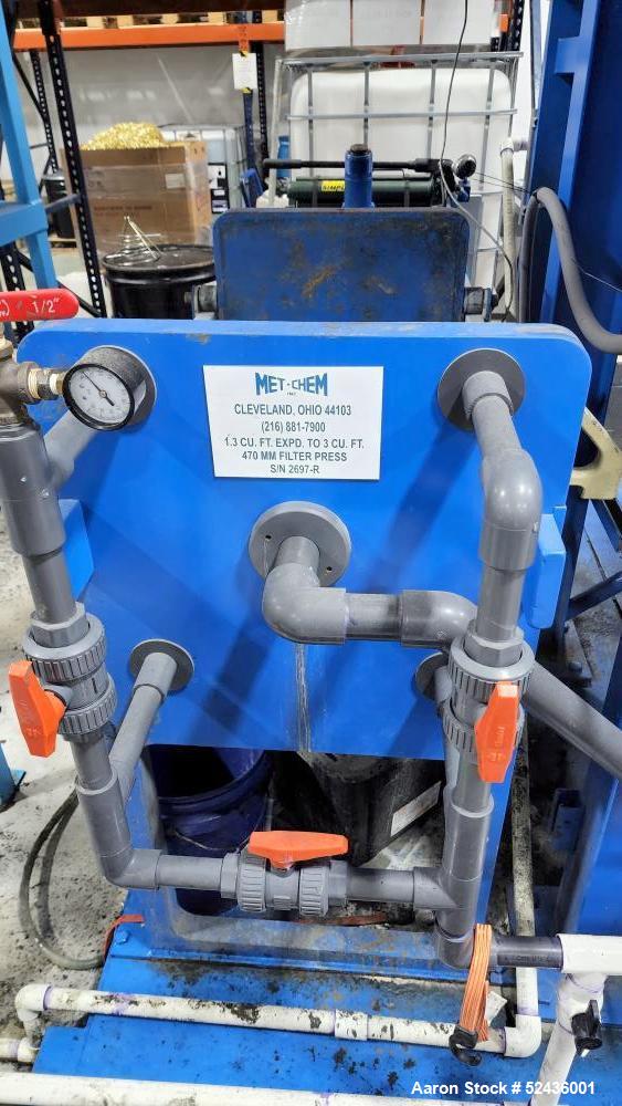 Used Met-Chem 20 GPM Clarifier Skid – Complete Water Treatment System