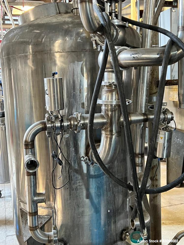 Unused- Reverse Osmosis Filtration System. 9500 liter/hour capacity. 2205 square meters total membrane area. System consisting of: (18) filters; 316 SS CIP tank; (2) 3500 RPM CIP pumps; Goulds booste...