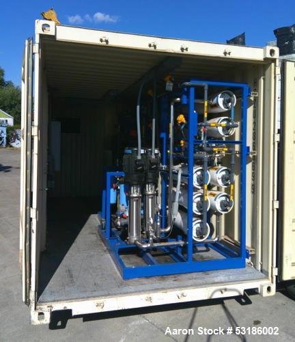 Unused Enaqua Containerized 2-Pass Reverse Osmosis System for Brackish Water