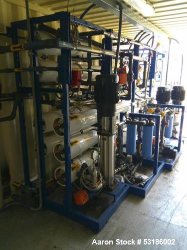 Unused Enaqua Containerized 2-Pass Reverse Osmosis System for Brackish Water