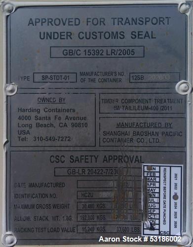 Unused Enaqua Containerized 2-Pass Reverse Osmosis System for Brackish Water