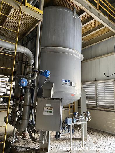 Used Tate Metalworks 2205 Duplex Stainless Steel Vertical Sand Filter – 4,000 Gallon, 100 PSI