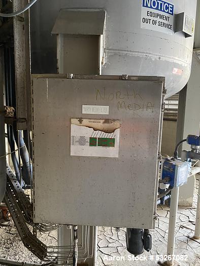 Used Tate Metalworks 2205 Duplex Stainless Steel Vertical Sand Filter – 4,000 Gallon, 100 PSI