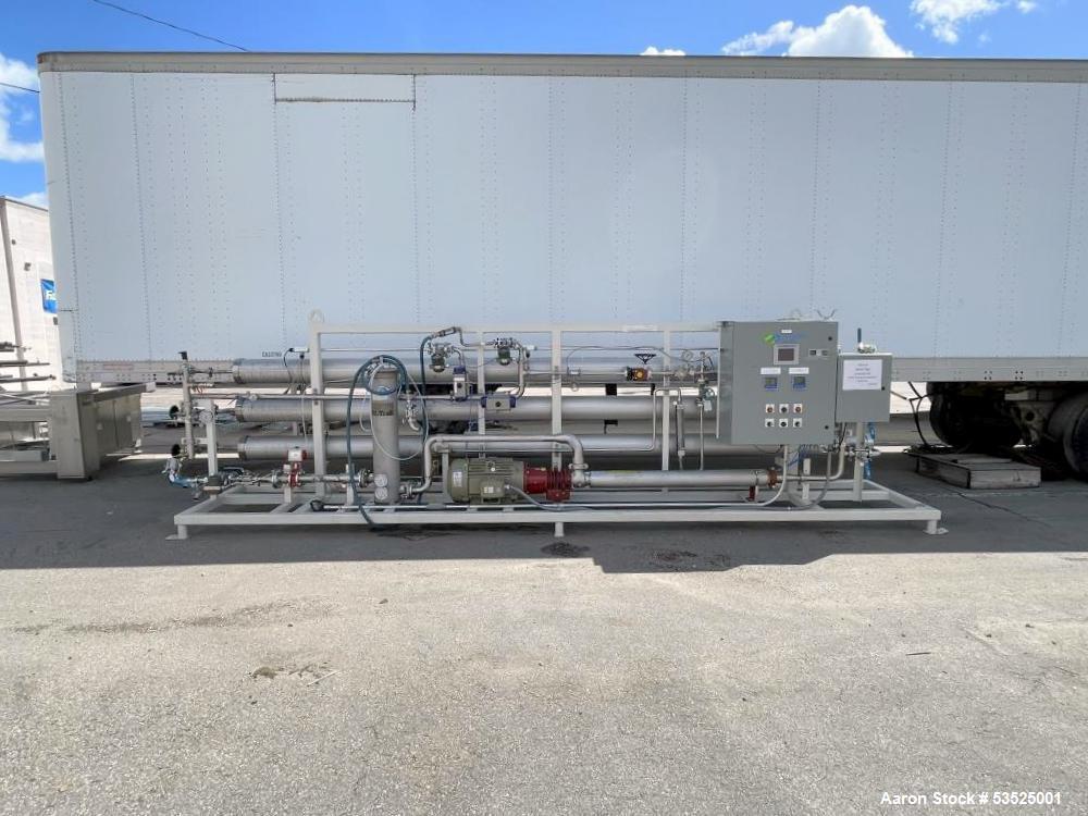 Used Water and Power Technologies Reverse Osmosis–Ultrafiltration System – 100 GPM, Skid Mounted, Built 2014