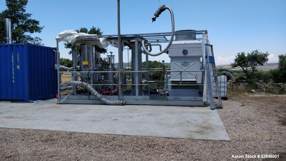 Used Essential Oils Distillation System – Cital Skid with Teconositer Steam Generator, 200–330 L/hr, Built 2018