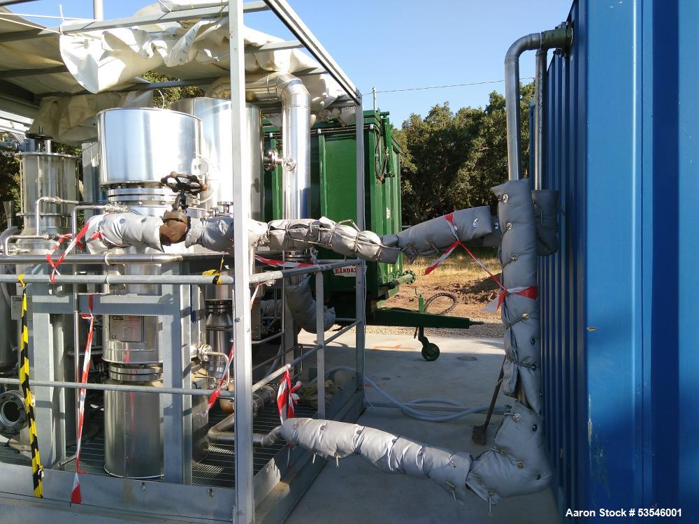Used Essential Oils Distillation System – Cital Skid with Teconositer Steam Generator, 200–330 L/hr, Built 2018