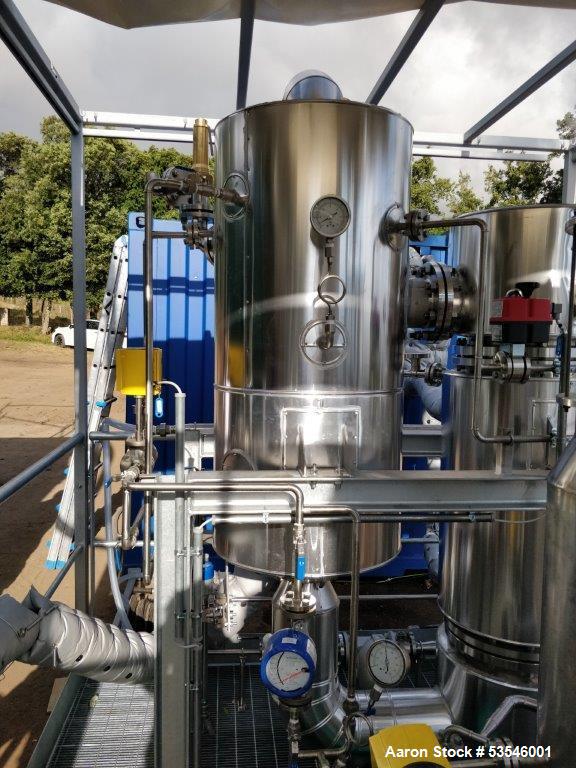 Used Essential Oils Distillation System – Cital Skid with Teconositer Steam Generator, 200–330 L/hr, Built 2018