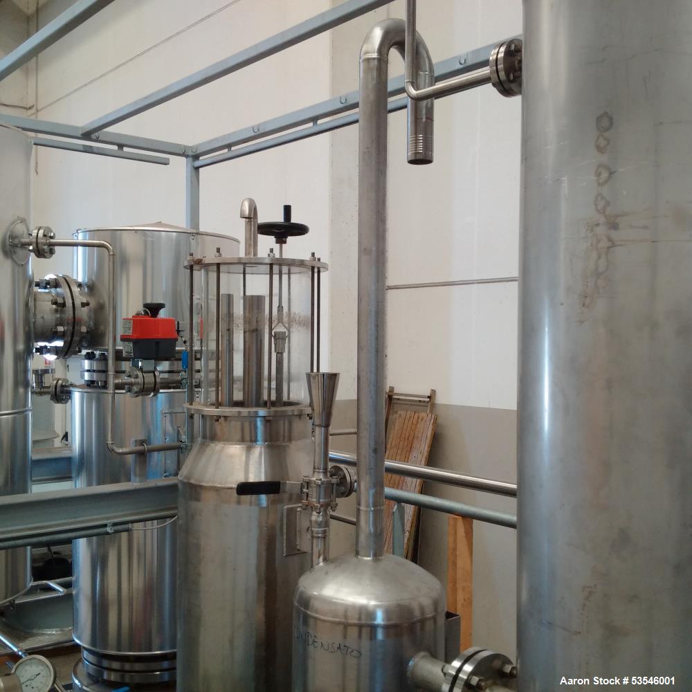 Used Essential Oils Distillation System – Cital Skid with Teconositer Steam Generator, 200–330 L/hr, Built 2018