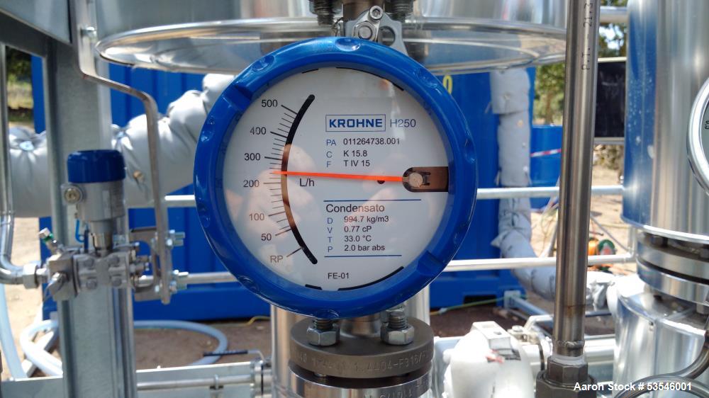 Used Essential Oils Distillation System – Cital Skid with Teconositer Steam Generator, 200–330 L/hr, Built 2018
