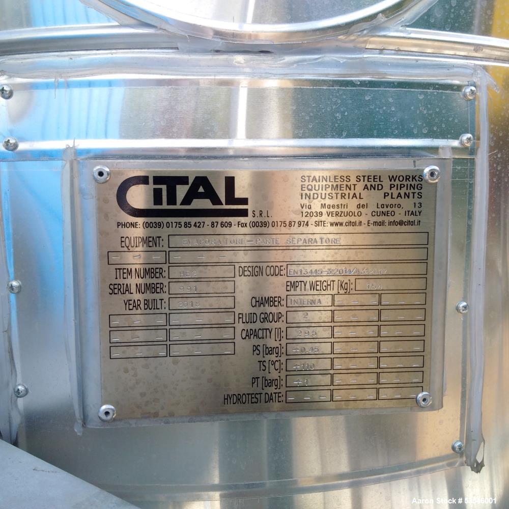Used Essential Oils Distillation System – Cital Skid with Teconositer Steam Generator, 200–330 L/hr, Built 2018