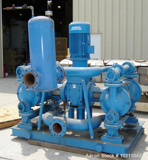 Used 350 gpm at 90 psi Abel EM (Electromechanical Membrane) Pump, Model EM-1257