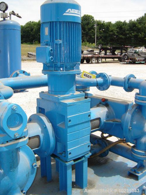 Used 350 gpm at 90 psi Abel EM (Electromechanical Membrane) Pump, Model EM-1257