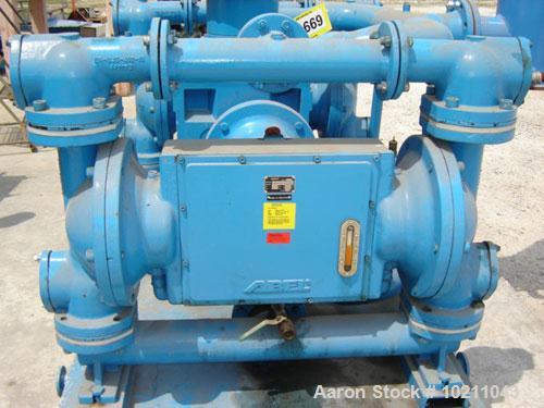 Used- 350 gpm at 90 psi Abel EM (Electromechanical Membrane) Pump, Model EM-1257