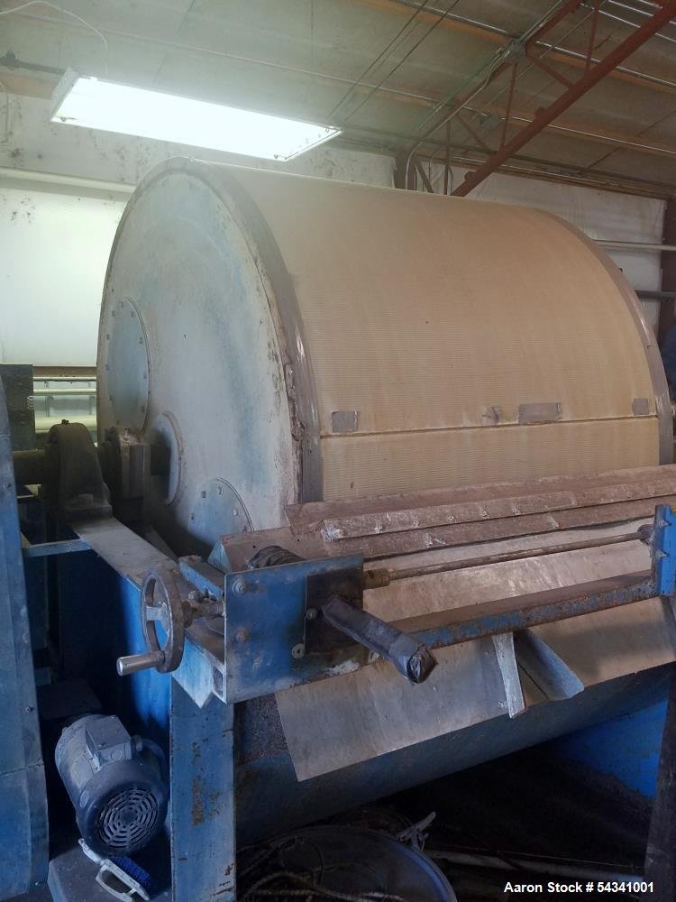 Used Alar Engineering Rotary Vacuum Drum Filter System – Auto Vac 640, Stainless Steel