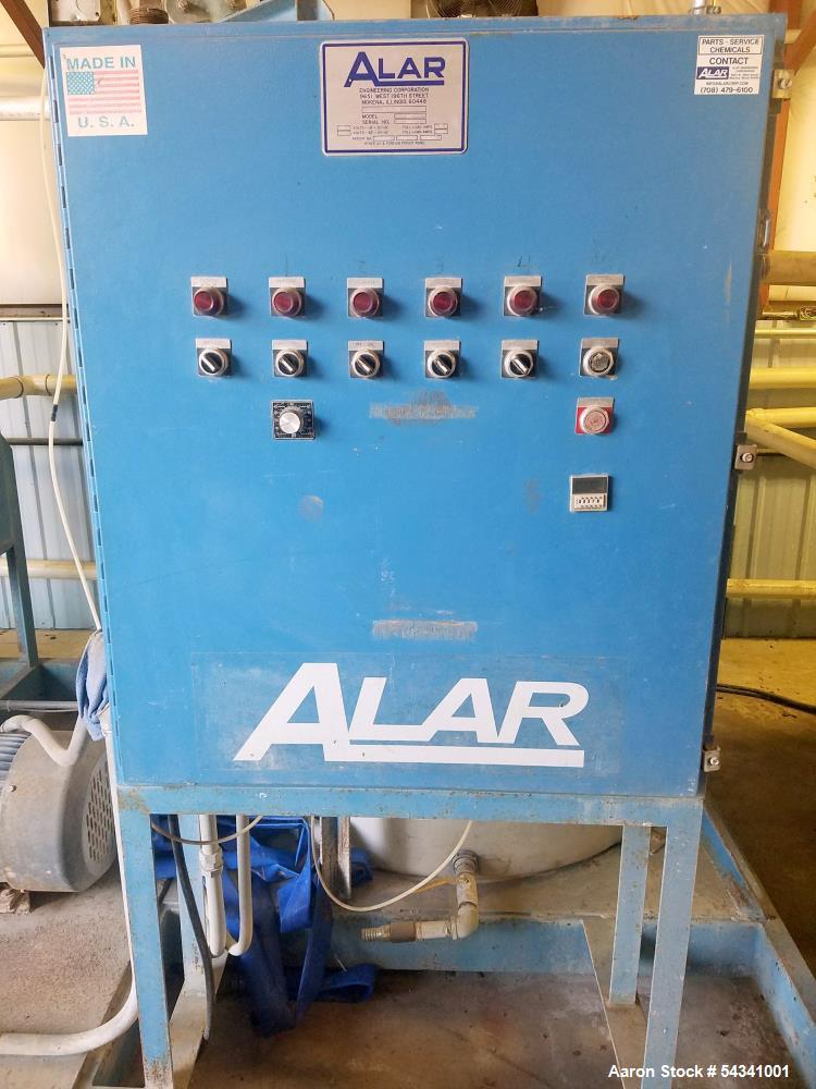 Used Alar Engineering Rotary Vacuum Drum Filter System – Auto Vac 640, Stainless Steel