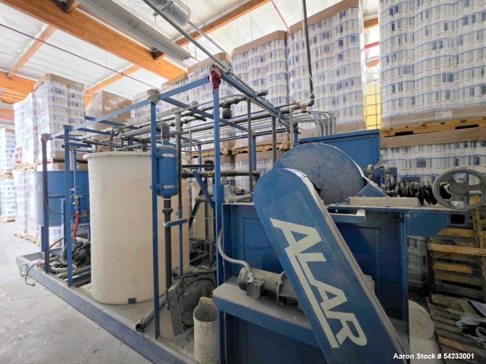Used Alar Engineering Flex-O-Star 500 Chemical Batch Pretreatment System | 500 Gallons/Shift | Auto-Vac AV220 Dewatering Filter | 12.6 Sq. Ft. | Built 2021