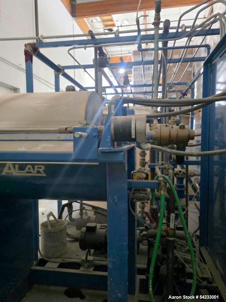 Used Alar Engineering Flex-O-Star 500 Chemical Batch Pretreatment System | 500 Gallons/Shift | Auto-Vac AV220 Dewatering Filter | 12.6 Sq. Ft. | Built 2021
