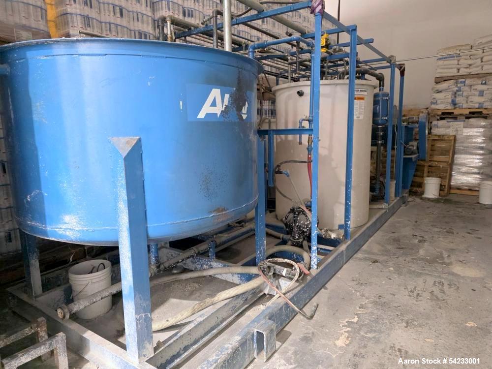 Used Alar Engineering Flex-O-Star 500 Chemical Batch Pretreatment System | 500 Gallons/Shift | Auto-Vac AV220 Dewatering Filter | 12.6 Sq. Ft. | Built 2021