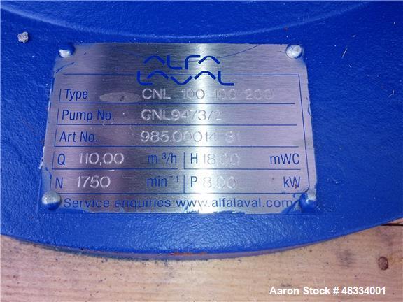 Used Unused Alfa Laval Freshwater Generator, Model Dolphin 70. Two-Stage vacuum evaporation. Capacity 70 cubic meters/day. 2.0ppm max. Salinity. Includes to following: two stage evaporator sections, ...