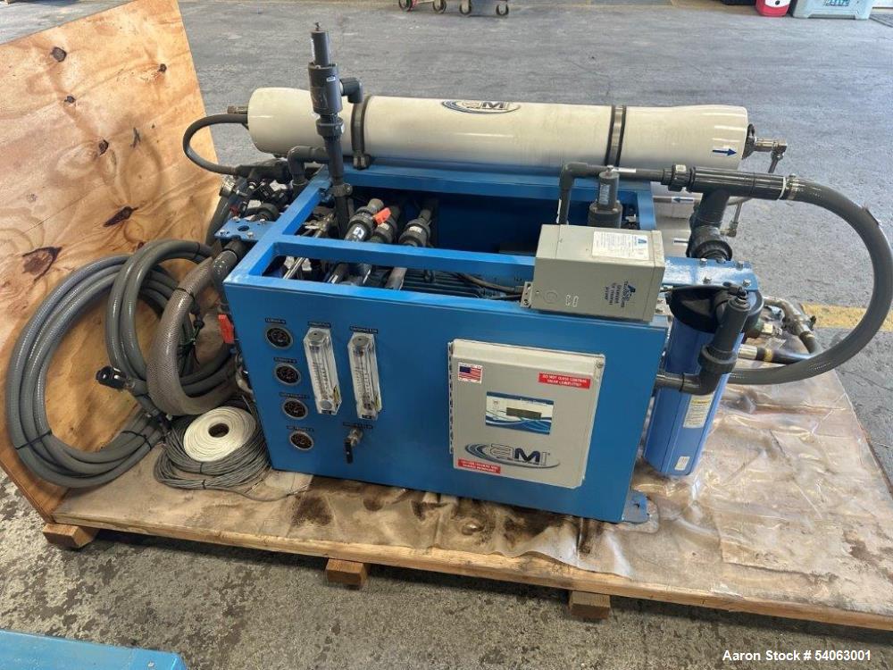 Used Applied Membranes Dual Model S-128D Seawater RO Desalination System | 25.5 GPM | 40 HP | 2020 | Plug & Play