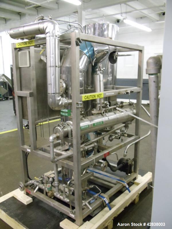 Used Stainless Steel Aqua-Chem Single Effect Still System, Model SED-100,