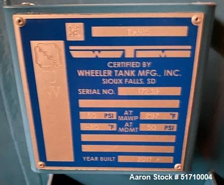 Used Clayton Industries Feedwater Treatment System. (1) Tank. Frame with control panel & (2) pumps. (2) Water softners.