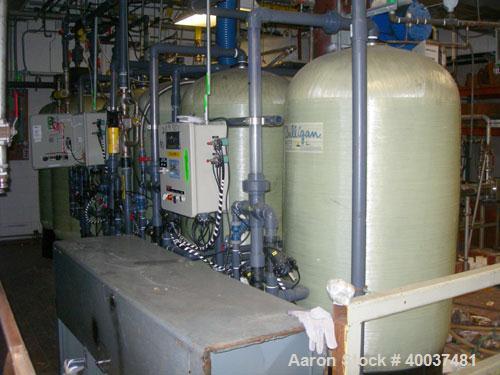 Used- DI Regeneration System consisting of: (1) Culligan Vinylester H-FLO 42 carbon filter tank, approximately 150 gallon, r...