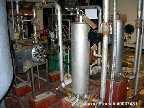 Used DI Regeneration System consisting of: (1) Culligan Vinylester H-FLO 42 carbon filter tank, approximately 150 gallon, rated 150 psi at 35-120 deg F; (1) Culligan Vinylester H-FLO 42 sand filter t...