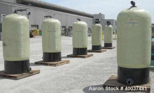 Used DI Regeneration System consisting of: (1) Culligan Vinylester H-FLO 42 carbon filter tank, approximately 150 gallon, rated 150 psi at 35-120 deg F; (1) Culligan Vinylester H-FLO 42 sand filter t...
