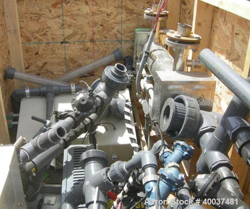 Used DI Regeneration System consisting of: (1) Culligan Vinylester H-FLO 42 carbon filter tank, approximately 150 gallon, rated 150 psi at 35-120 deg F; (1) Culligan Vinylester H-FLO 42 sand filter t...