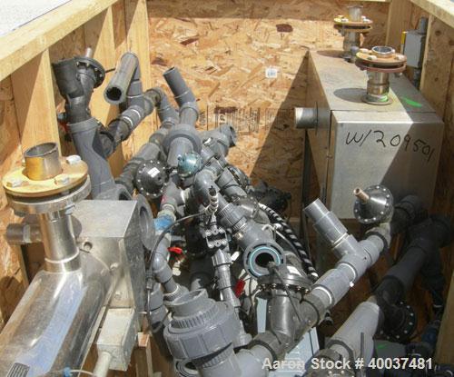 Used DI Regeneration System consisting of: (1) Culligan Vinylester H-FLO 42 carbon filter tank, approximately 150 gallon, rated 150 psi at 35-120 deg F; (1) Culligan Vinylester H-FLO 42 sand filter t...