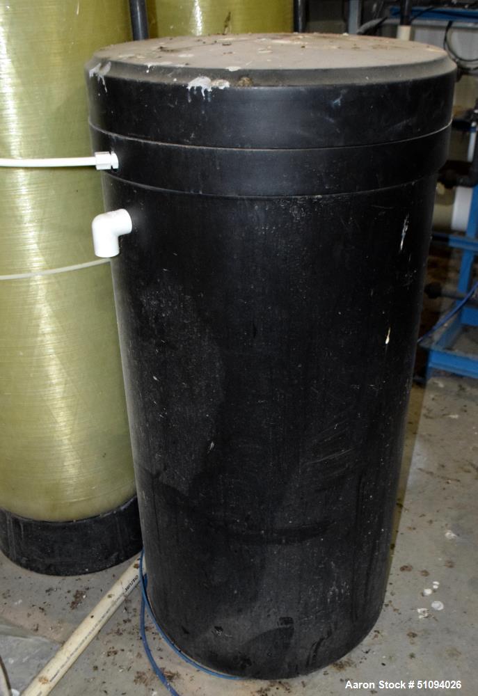 Used Culligan G Series Dual Membrane Reverse Osmosis System. Consisting of: (2) Culligan Model C-300P-8 membrane pressure vessels, (1) Grundfos vertical pump, (1) cartridge filter housing, (1) XP con...