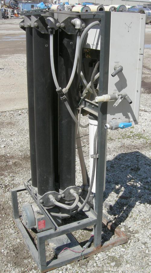 USED: Culligan Aqua-Cleer Series M water treatment reverse osmosis system. Approximately 1 gallon per minute flow rate. Max operating pressure 200 psi. (2) Cartridges, 39,315 hours on meter.