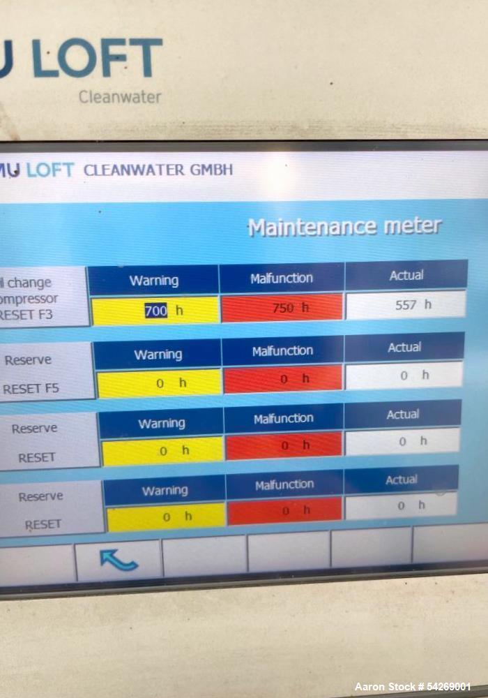 Used KMU Loft Destimat LE 40 Evaporator | 40 LPH (10.5 GPH) | 5.5 kW | Built 2018