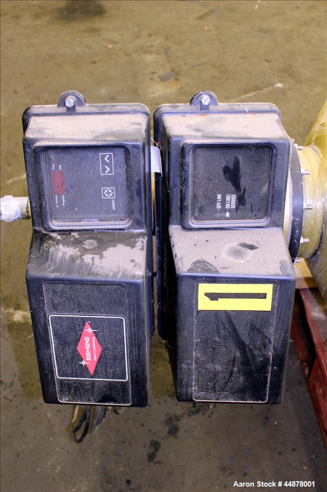 Used (2) Diamond Water Conditioning Water Softeners, Model TCR-240-3NT-HF
