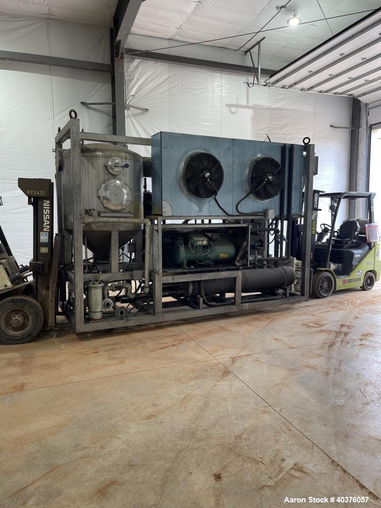 Used LED Italia E-8000V3-AA4 Heat Pump Vacuum Evaporator with ONDA Shell & Tube Condenser