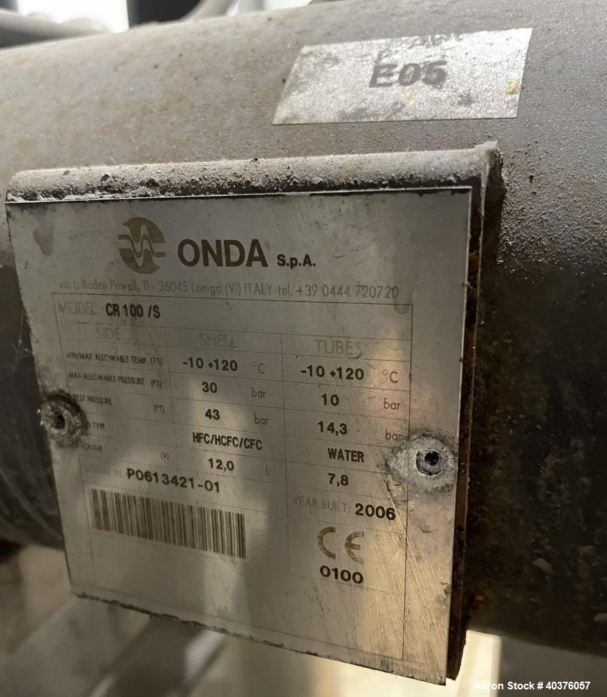 Used LED Italia E-8000V3-AA4 Heat Pump Vacuum Evaporator with ONDA Shell & Tube Condenser