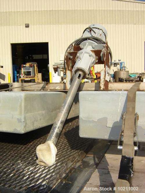  Used-Eimco Propulsair Aerator, model 075.  7.5 hp, 1725 rpm, 230/460 volt Reliance Duty Master AC TEFC motor. Stainless steel material contact parts for mounting bracket bolted to floating aerators....