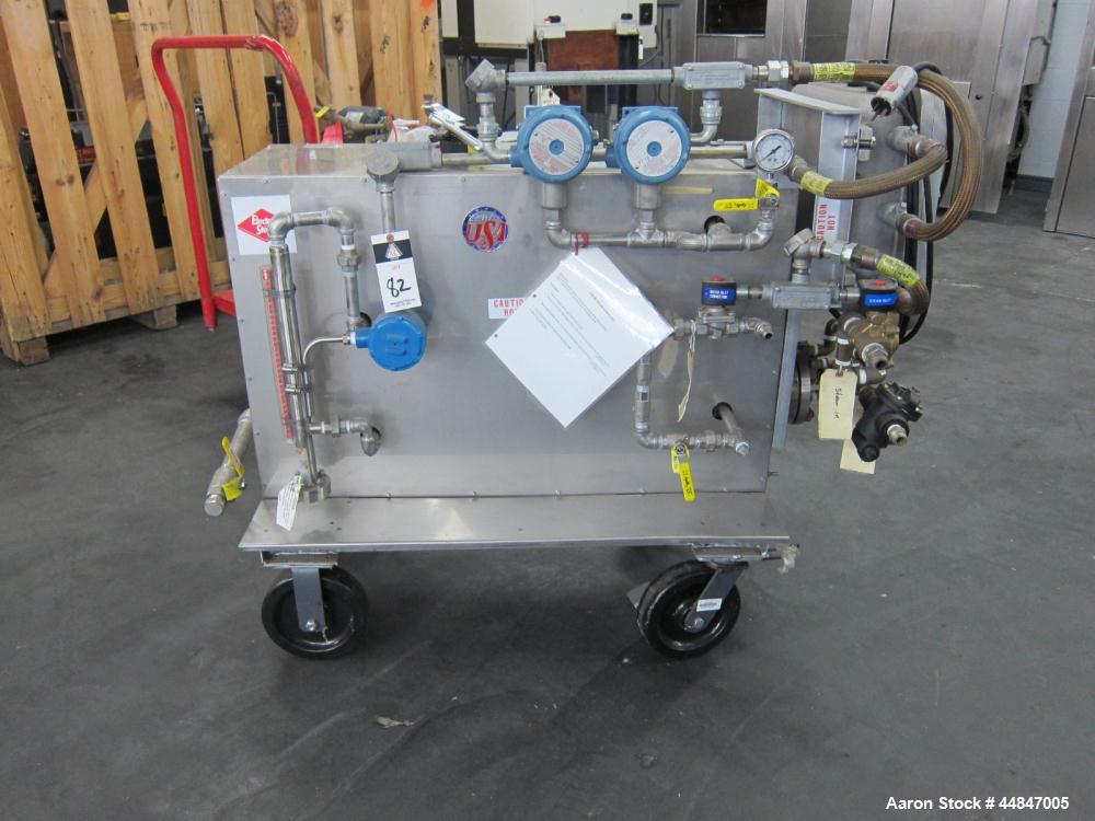 Used Electro-Steam LB Series Steam Generator, Model LB-40, 316L Stainless Steel.  Approximately 40 kw, 4.0 boiler hp, 138 pounds an hour steam capacity at 212 degrees F.  Gross BTU output 133,900. XP...