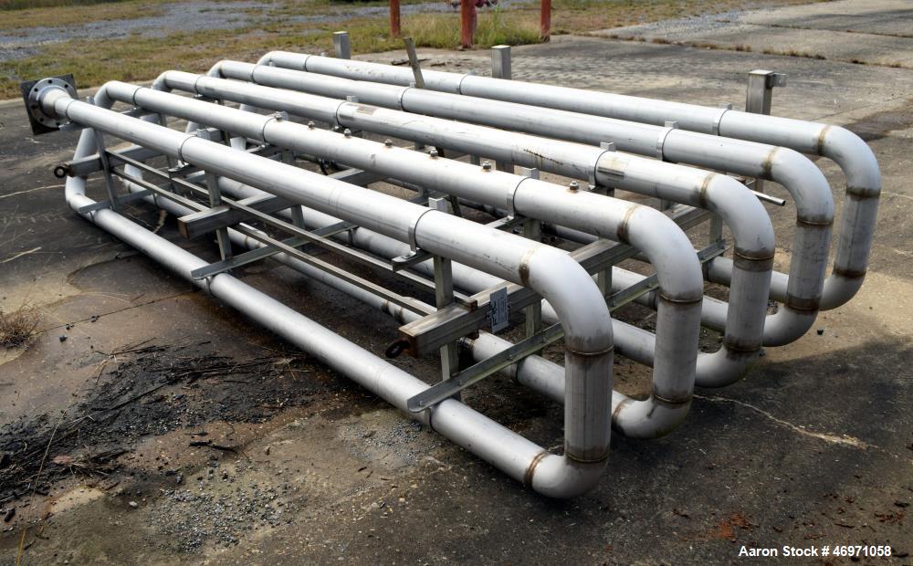 Unused- FRC Systems F Series Flocculator, Model F4SS-4/6-2M, Stainless Steel. Flow rate 119-173 gallons per minute. 4" Inlet, 6" outlet. Mounted on a stainless steel frame. Serial# 12140091-A, built ...
