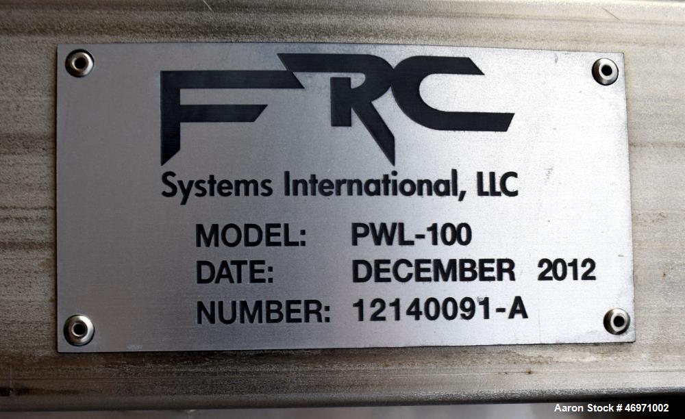 Unused- FRC Systems PWL Series DAF Low-Built Dissolved Air Flotation System