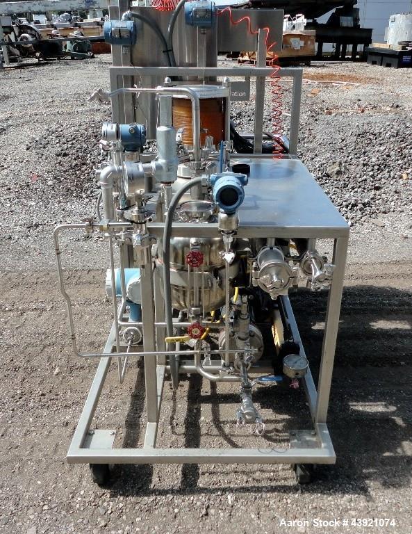 Used GEA Niro Filtration Filter System, Model L Pilot Plant. Designed for reverse osmosis, nanofiltration, ultrafiltration and microfiltration, rated up to 1000 psi at 200 degrees F, with 0.072 to 0....