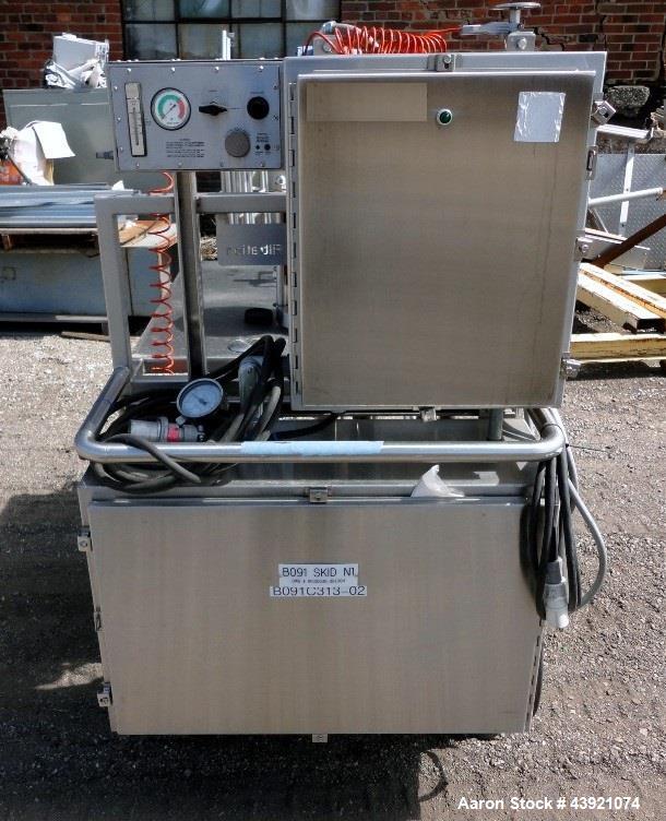 Used GEA Niro Filtration Filter System, Model L Pilot Plant. Designed for reverse osmosis, nanofiltration, ultrafiltration and microfiltration, rated up to 1000 psi at 200 degrees F, with 0.072 to 0....