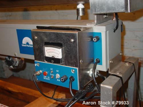 USED: Ideal Horizon UV treatment water filter system, model LCI-4L. Stainless steel tube 6" diameter x 57" long. Inlet: 2" max capacity. 80 gpm lamps: 4. Electrical: 120 volt, 3.2 amp. Operating pres...