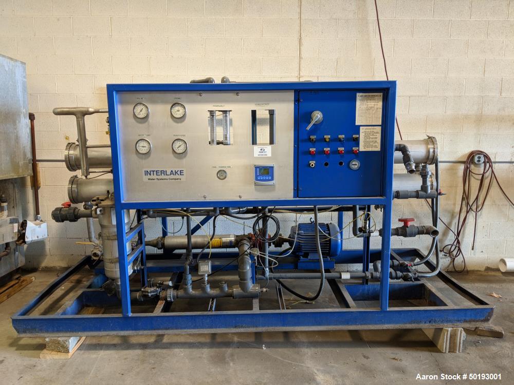 Used- Interlake Reverse Osmosis System