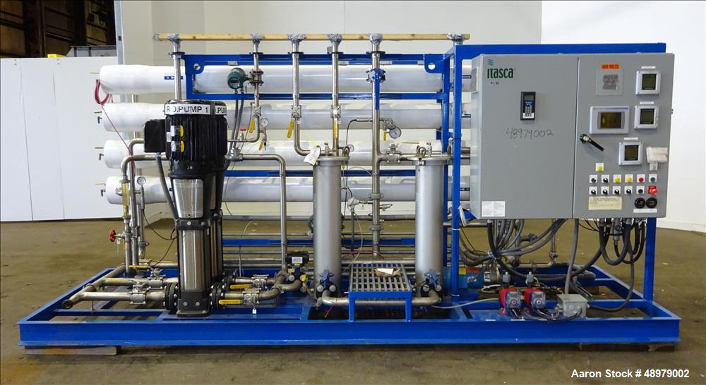 Used Itasca Systems, Inc 50 GPM Single Pass Reverse Osmosis