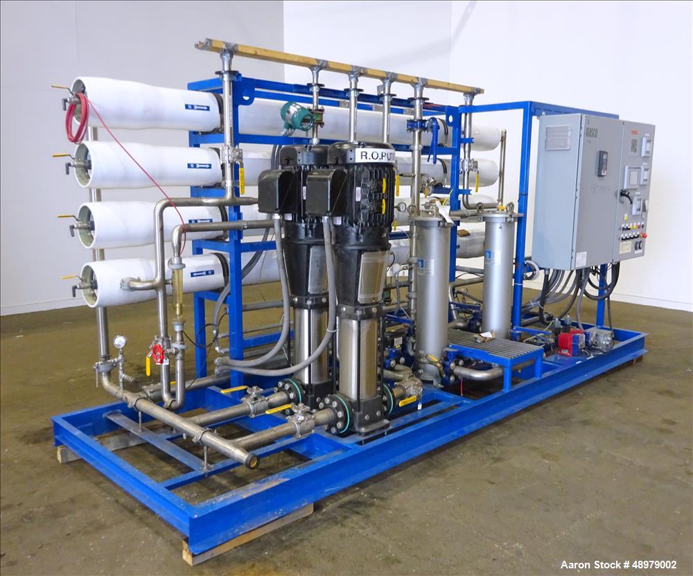 Used Itasca Systems, Inc 50 GPM Single Pass Reverse Osmosis