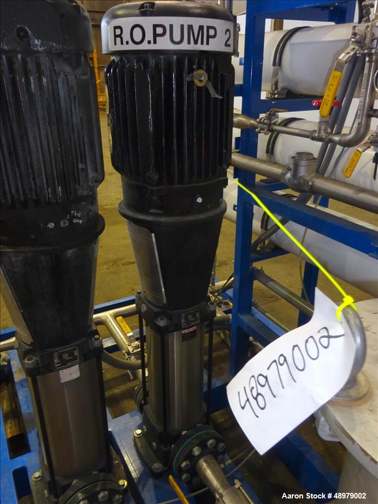 Used Itasca Systems, Inc 50 GPM Single Pass Reverse Osmosis