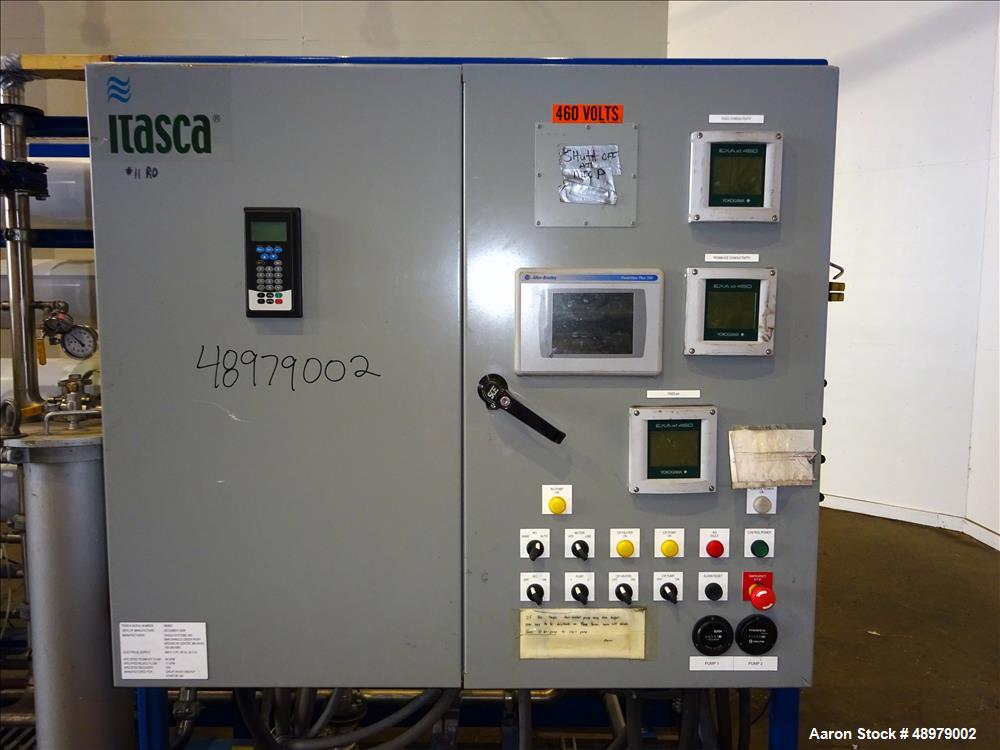 Used Itasca Systems, Inc 50 GPM Single Pass Reverse Osmosis