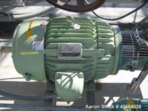 Used Koch Partially Skidded Ultrafiltration Unit, Model SC24. Rate 75 psi at 130 deg F. Includes dual 5 pass membrane filtration units, 25 hp, and a 2 hp centrifigal pump. The unit was solely used to...